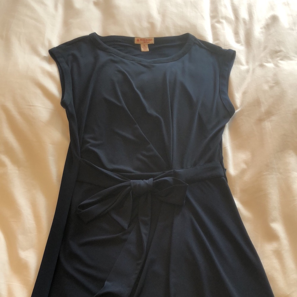 Brooks Brothers Red Fleece dark navy wrap dress XS
